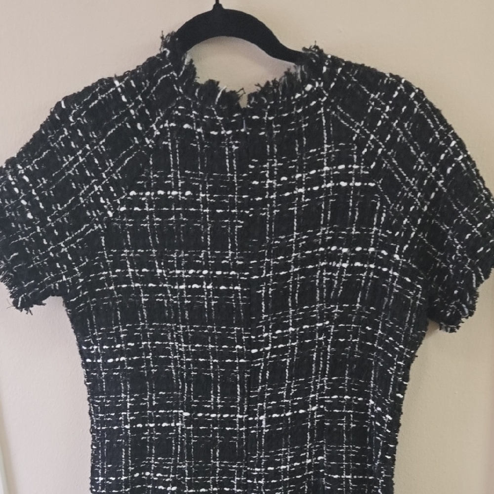 SHEIN Black and White Textured Dress - Picture 7 of 8